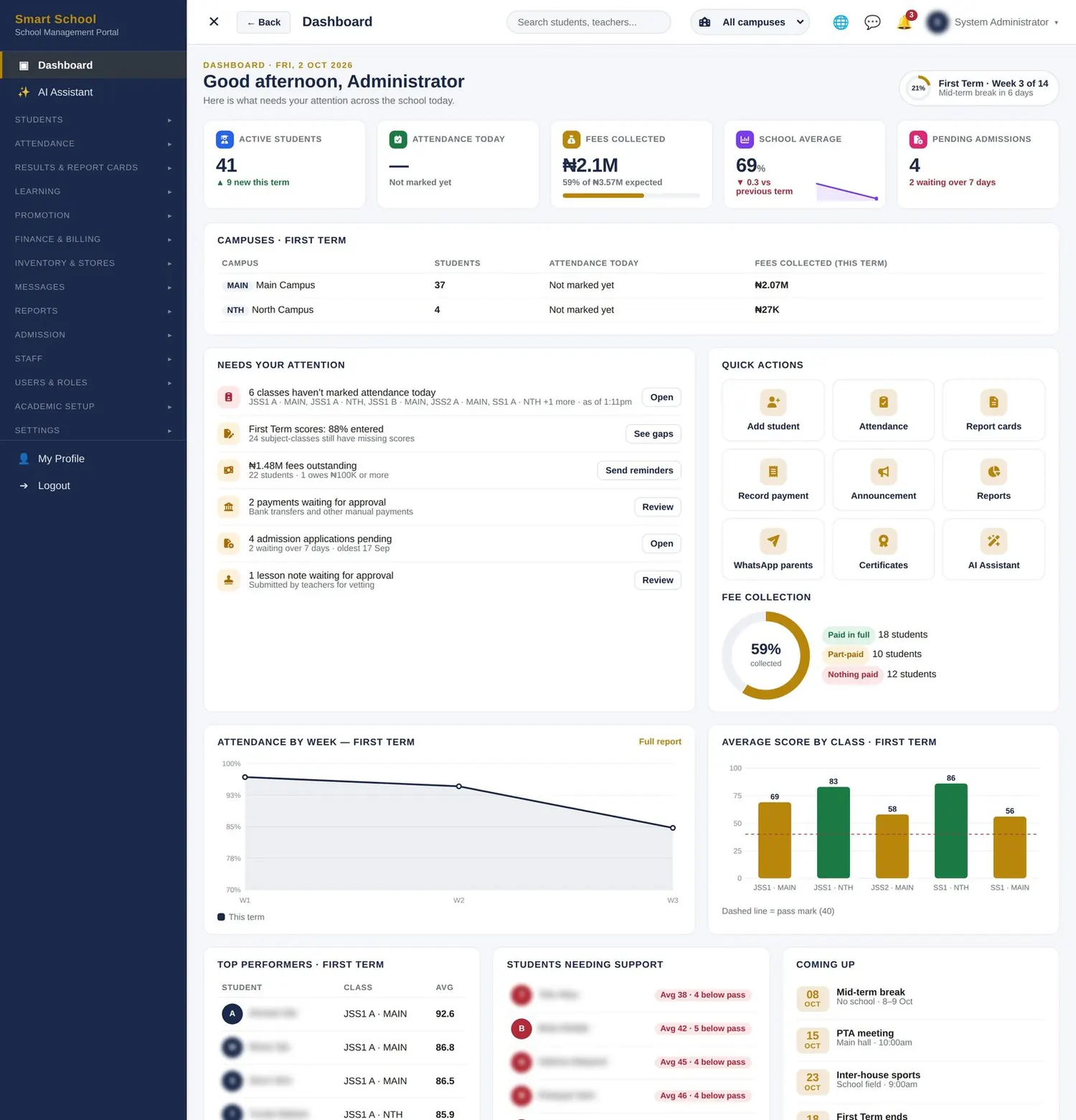 Bitlite School Portal